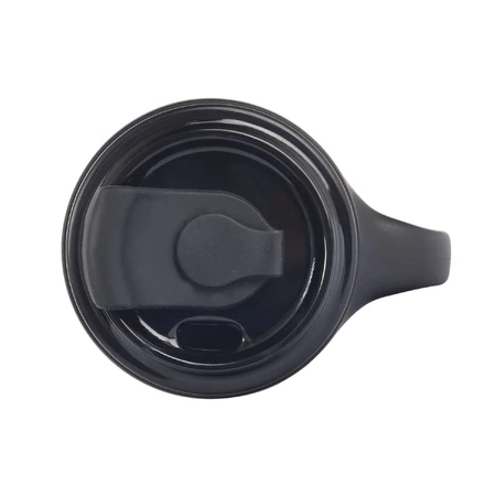 Majestic Sport, taza térmica con pajita Jelly, negra, 650 ml