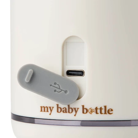MyBabyBottle, calentador portátil de biberón, agua y leche para bebés, blanco