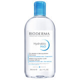 Bioderma Hydrabio H2O, feuchtigkeitsspendender mizellarer Make-up-Entferner, dehydrierte Haut, 500 ml