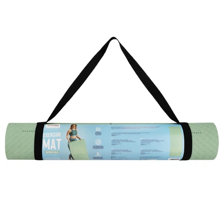 Spokey Mandala, tapis d'exercice, antidérapant, vert clair, 1 pièce