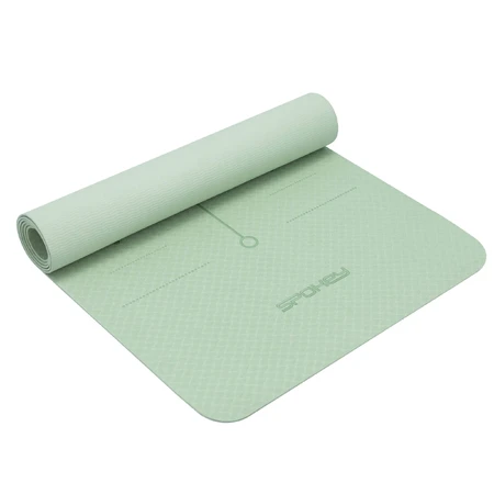 Spokey Mandala, tapis d'exercice, antidérapant, vert clair, 1 pièce