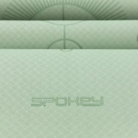 Spokey Mandala, tapis d'exercice, antidérapant, vert clair, 1 pièce