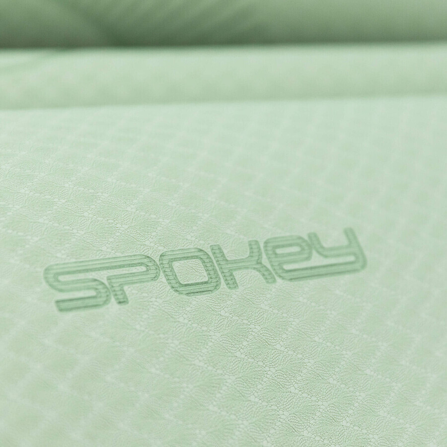 Spokey Mandala, alfombrilla de ejercicios, antideslizante, verde claro, 1 pieza