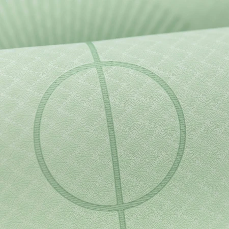 Spokey Mandala, tapis d'exercice, antidérapant, vert clair, 1 pièce