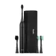 Feelo Pro Premium Set, cepillo dental sónico con estuche y 4 puntas, negro