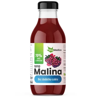 EkaMedica Frambozensiroop, zonder toegevoegde suiker, 300 ml