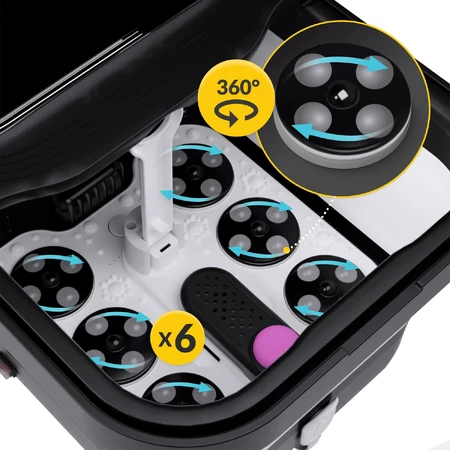 4Fizjo EVO+, masseur à eau pour les pieds et les jambes