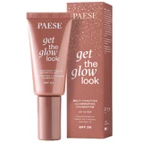 Paese Get The Glow Look, base de maquillaje iluminadora multitarea, 2N beige arena, 30 ml