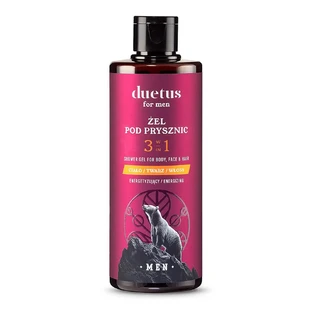 Duetus For Men, belebendes Duschgel 3in1, 300 ml