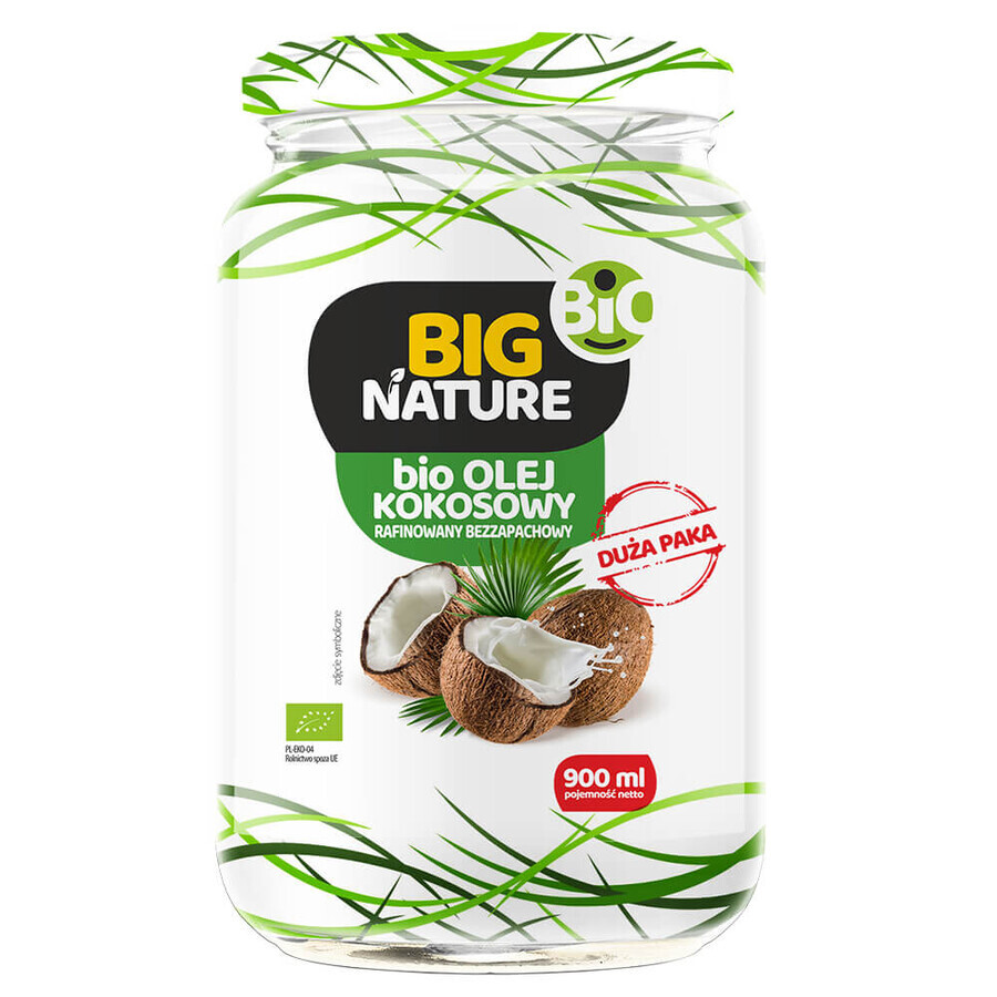 Big Nature Bio Extra virgin coconut oil, cold-pressed, 480 ml
