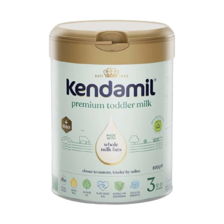 Kendamil Premium 3 HMO+ set, milk for junior, after 12 months, 3 x 800 g