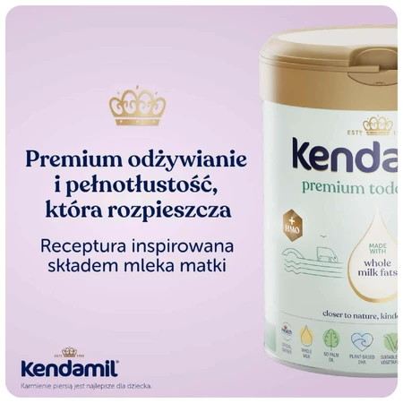 Kendamil Premium 3 HMO+ set, milk for junior, after 12 months, 3 x 800 g