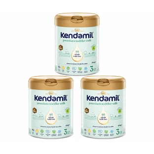 Kendamil Premium 3 HMO+ set, lapte junior, după 12 luni, 3 x 800 g