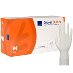 Abena, guantes de látex, no estériles, sin polvo, talla M, 100 unidades Abena, guantes de látex, no estériles, sin polvo, talla M, 100 unidades