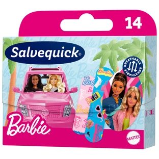 Salvequick Barbie, pleisters, 14 stuks