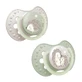 Lovi Night & Day, fopspeen, silicone, dynamisch, Egel, 6-18 maanden, 2 stuks