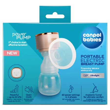Canpol Babies PowerPump, draagbare elektrische borstkolf, 20/107