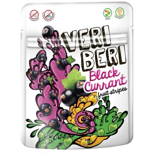 Veri Beri, blackcurrant flavored jelly beans, 50 g