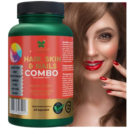 Lanco Nutritions Combo Cabello, Piel y Uñas, 60 cápsulas