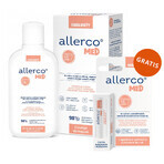 Allerco Emolients, bademulsie, 400 ml + verzachtende lippenbalsem, 4,9 g gratis Allerco Emolients, bademulsie, 400 ml + verzachtende lippenbalsem, 4,9 g gratis