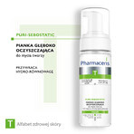 Pharmaceris T Puri-Sebostatic set, deep cleansing facial cleansing foam, restores hydro balance, 2 x 150 ml