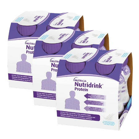 Nutridrink Protein kit, préparation nutritionnelle, goût neutre, 12 x 125 ml