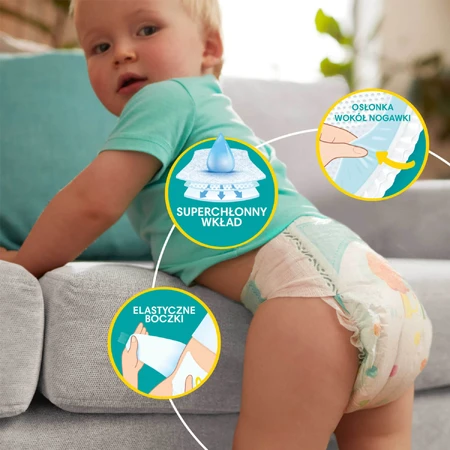 Pampers Active Baby, luiers, maat 6, 13-18 kg, 48 stuks