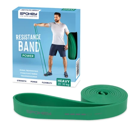 Spokey Power, Widerstandsband, hart, grün, 1 Stück