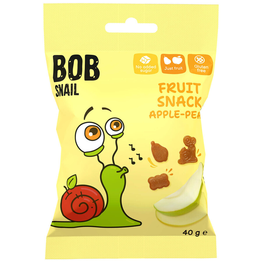 Bob Schnecke Fruchtgummi, Apfel, Birne, 40 g