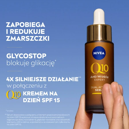 Nivea Q10 Anti-Wrinkle Expert, double active face serum, 30 ml