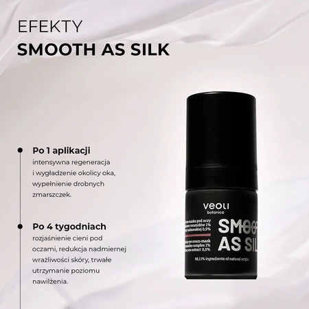 Veoli Botanica Zacht als zijde, herstellend en verstevigend oogcrème-masker, 15 ml