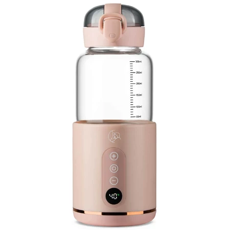 MyBabyBottle, calentador portátil de biberón, agua y leche para bebés, rosa