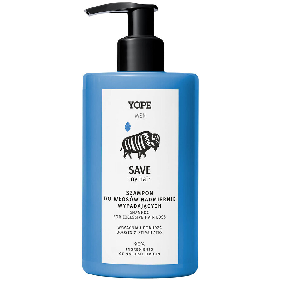 Cumpără Yope Men Save My Hair, șampon pentru părul care cade, 300 ml Yope Men Save My Hair, șampon pentru părul care cade, 300 ml
