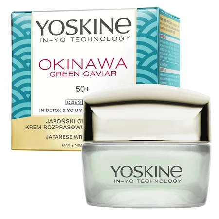 Yoskine Okinawa Green Caviar 50+, rimpelverminderende crème, 50 ml