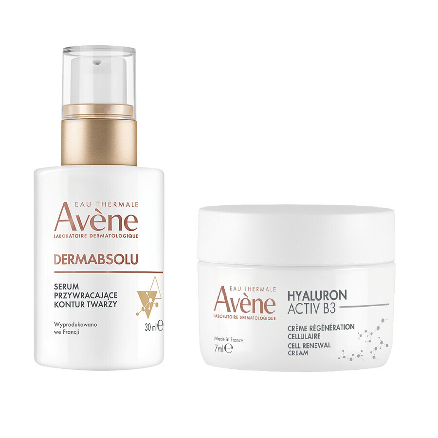 Avene Dermabsolu, gezichtscontourherstellend serum, 30 ml + celherstellende crème, 7 ml gratis