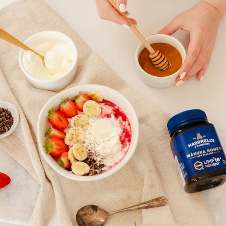 Haddrell's, Manuka UMF 16+ MGO 570+ Honig, 500 g