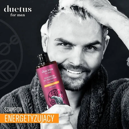 Duetus For Men, champú energizante para el cabello, 300 ml