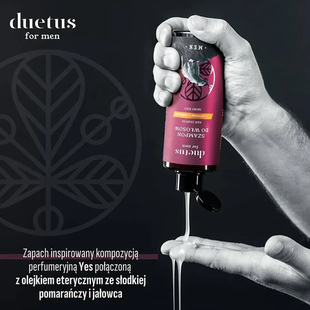Duetus For Men, champú energizante para el cabello, 300 ml