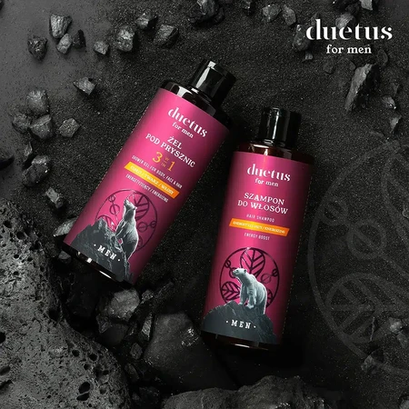 Duetus For Men, champú energizante para el cabello, 300 ml