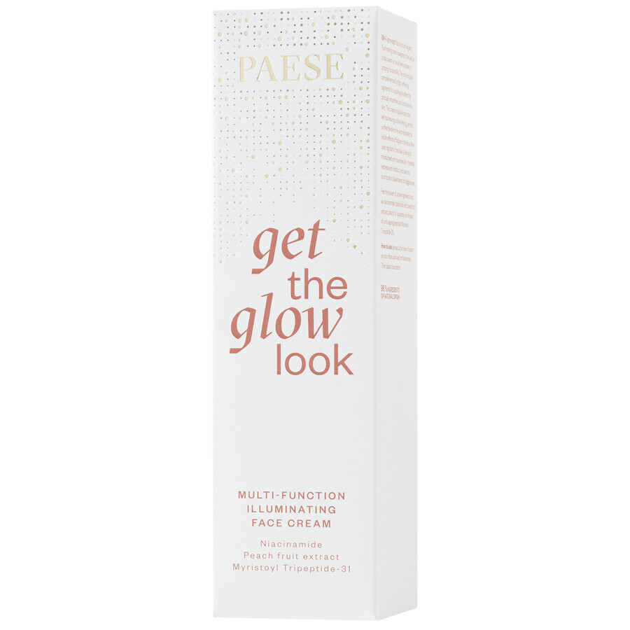 Paese Get The Glow Look, multi-tasking illuminating face cream, 30 ml