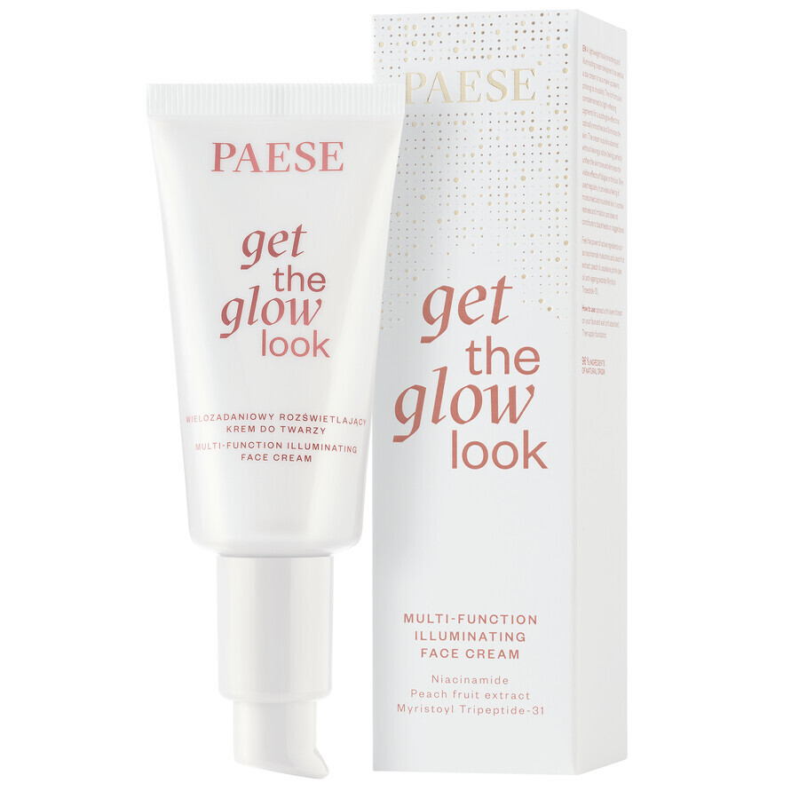 Paese Get The Glow Look, multi-tasking illuminating face cream, 30 ml