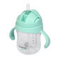 Casno Baby, 2-in-1 Dizzy drippy cup, mint, from 6 months, 240 ml.