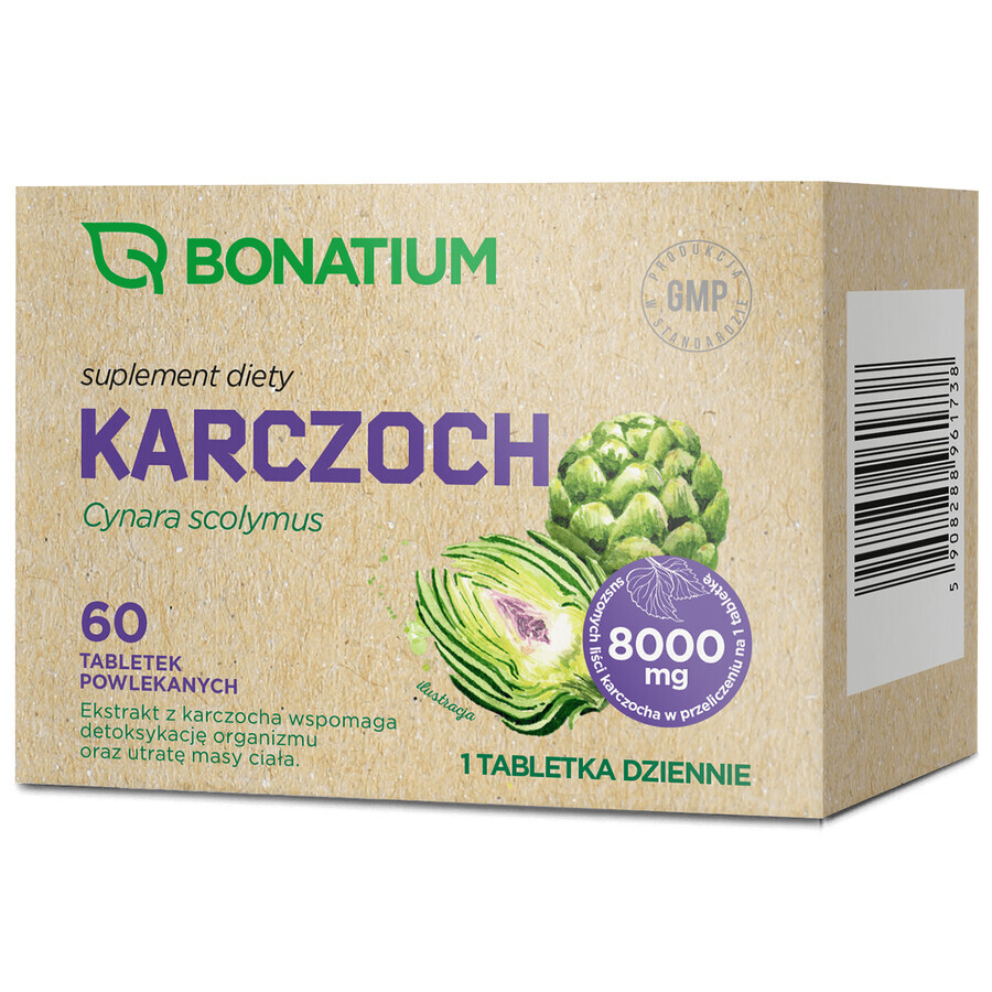 Bonatium Artichoke, 60 tablets