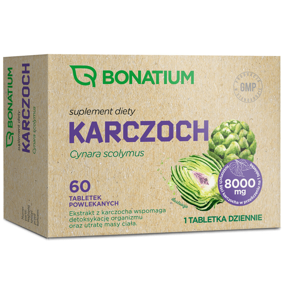 Bonatium Artichoke, 60 tablets