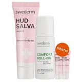 Set Swederm Hudsalva, Ölsalbe mit Vitamin E, trockene Haut, 100 ml + Swederm Comfort Roll, 60 ml + Hudsalva Salbe mit Vitamin E, 2 x 8 ml gratis