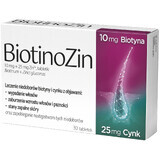BiotinoZin 10 mg + 25 mg Zn2+, 30 comprimés