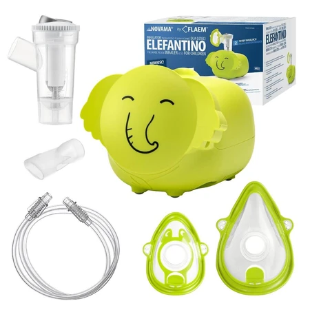 Novama Elefantino, inhalator met pneumatische zuiger voor kinderen