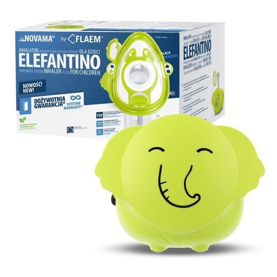 Novama Elefantino, inhalator cu piston pneumatic pentru copii
