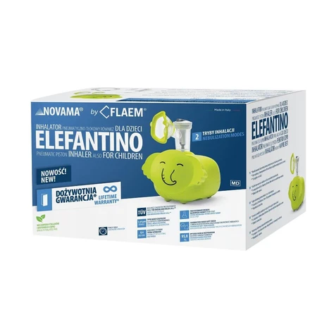 Novama Elefantino, inhalator met pneumatische zuiger voor kinderen
