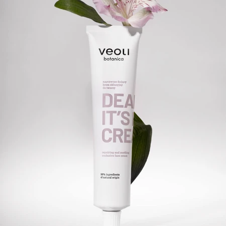 Veoli Botanica Querida Piel, Es Crema Rica, crema facial oclusiva reparadora y calmante, 75 ml